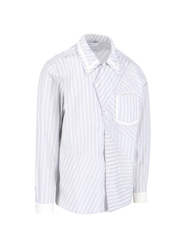 Kiko Kostadinov Kiko Kostadinov Striped Patchwork Shirt