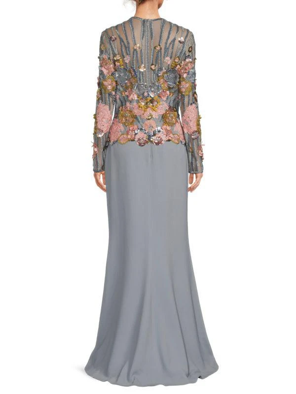 elie saab evening dresses sale Elie Saab Pleated Silk Chiffon Gown FR 36 (US 4)