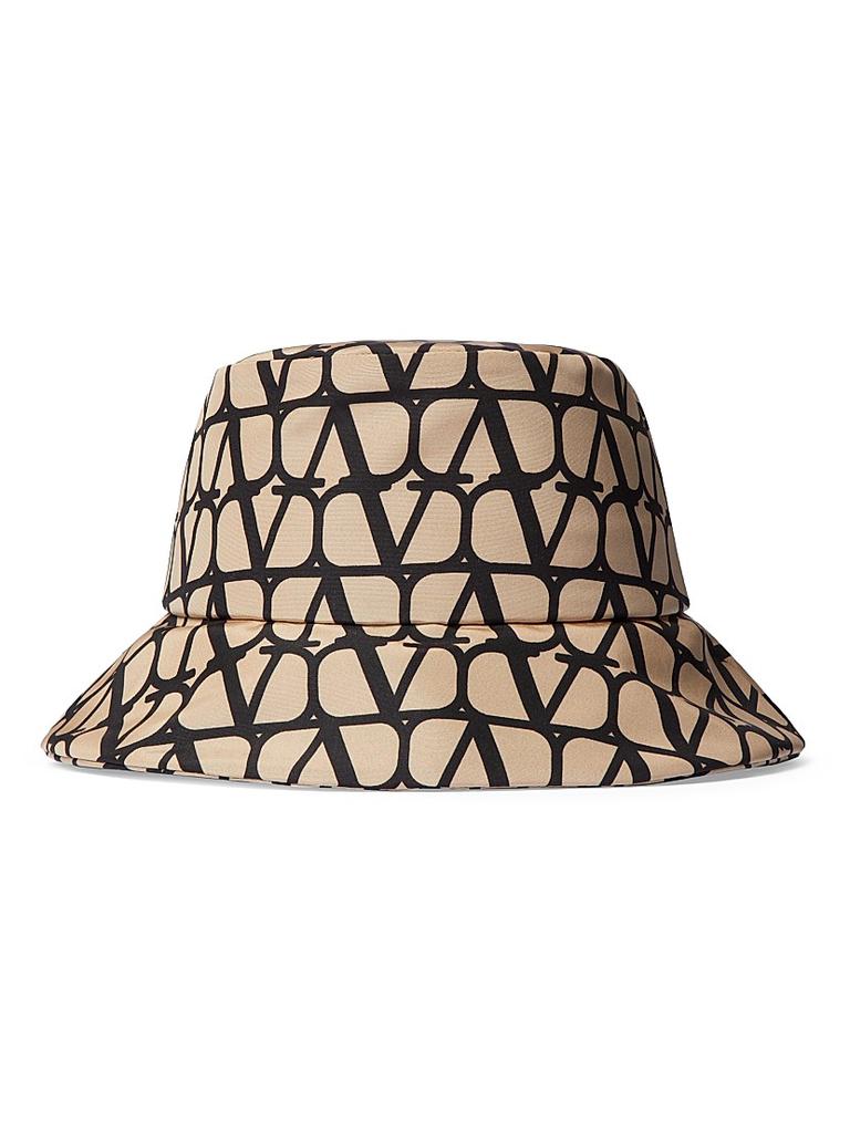 Valentino Multicolor Raffia Bucket Hat – On Sale Now with Up