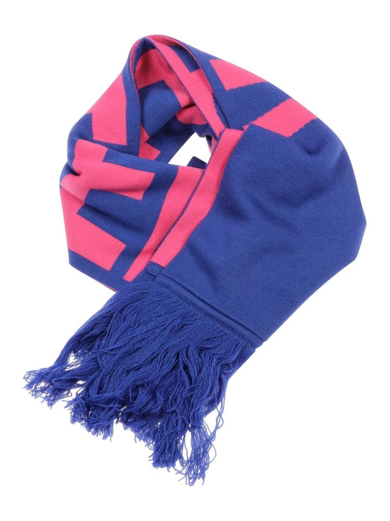 Vetements Vetements Logo-Embroidered Knitted Scarf 2