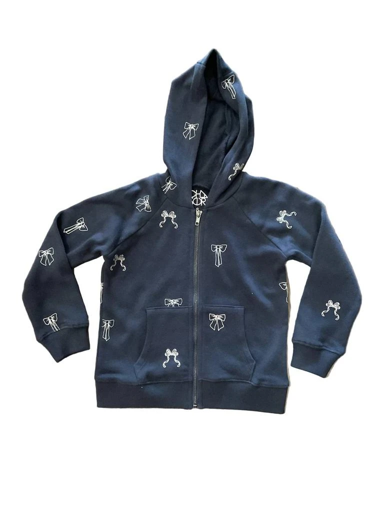 Chaser Chaser - Glitter Bows Zip Up Hoodie 4