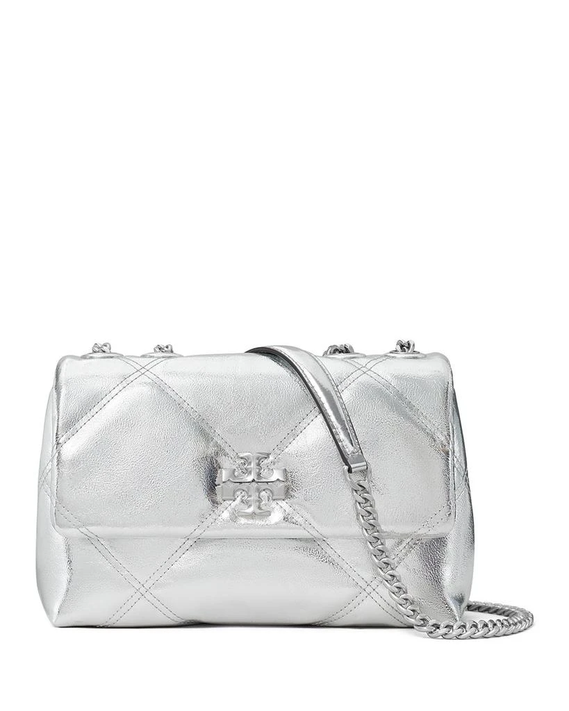 Tory Burch Small Kira Metallic Diamond Quilt Convertible Shoulder Bag 1
