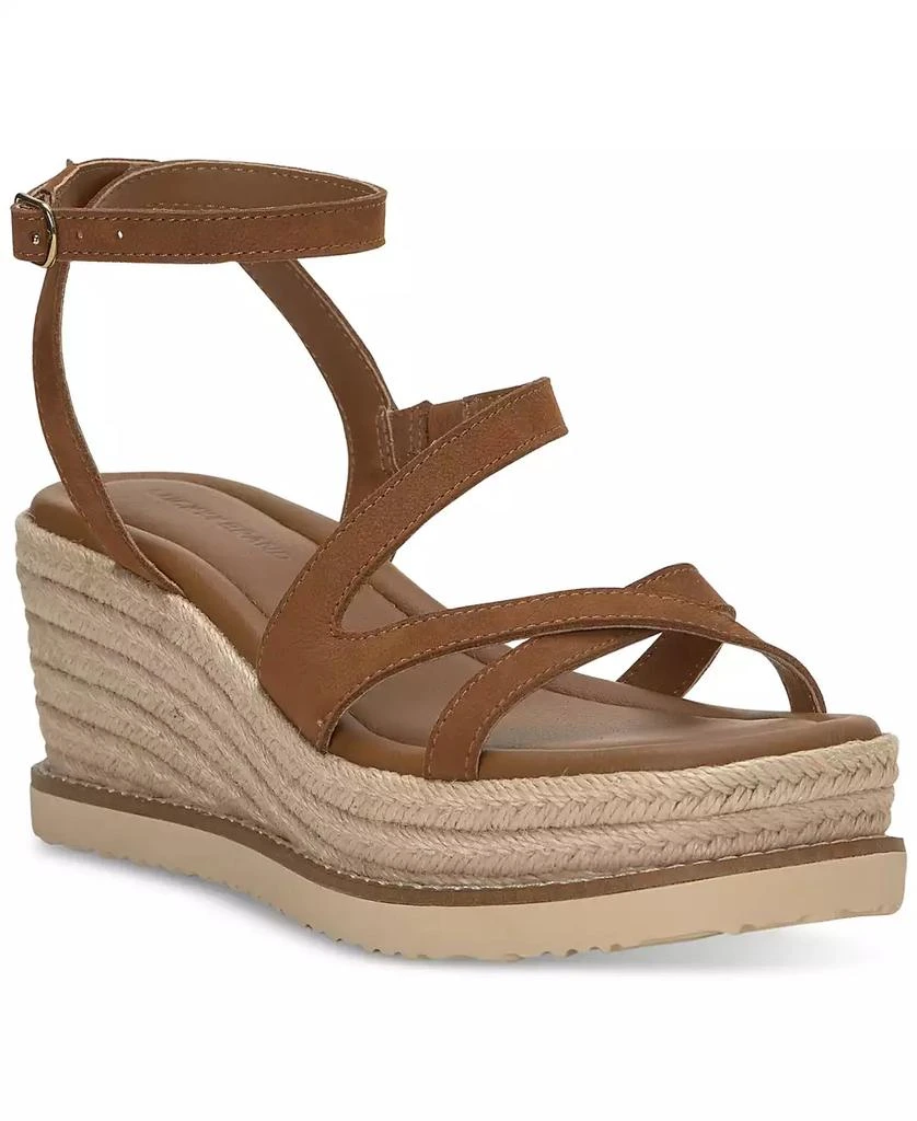 Lucky Brand Women's Carolie Strappy Espadrille Wedge Sandals 1