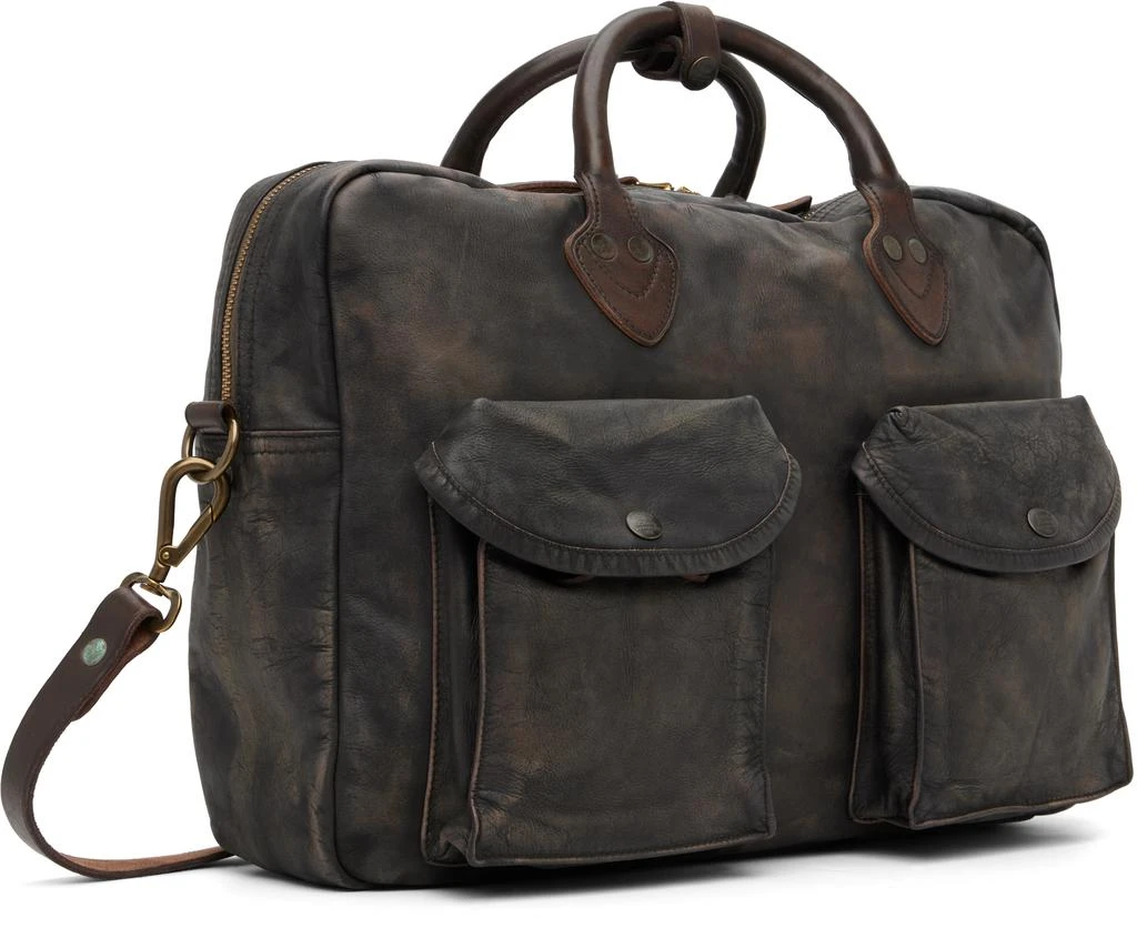 RRL Brown Leather Briefcase 2