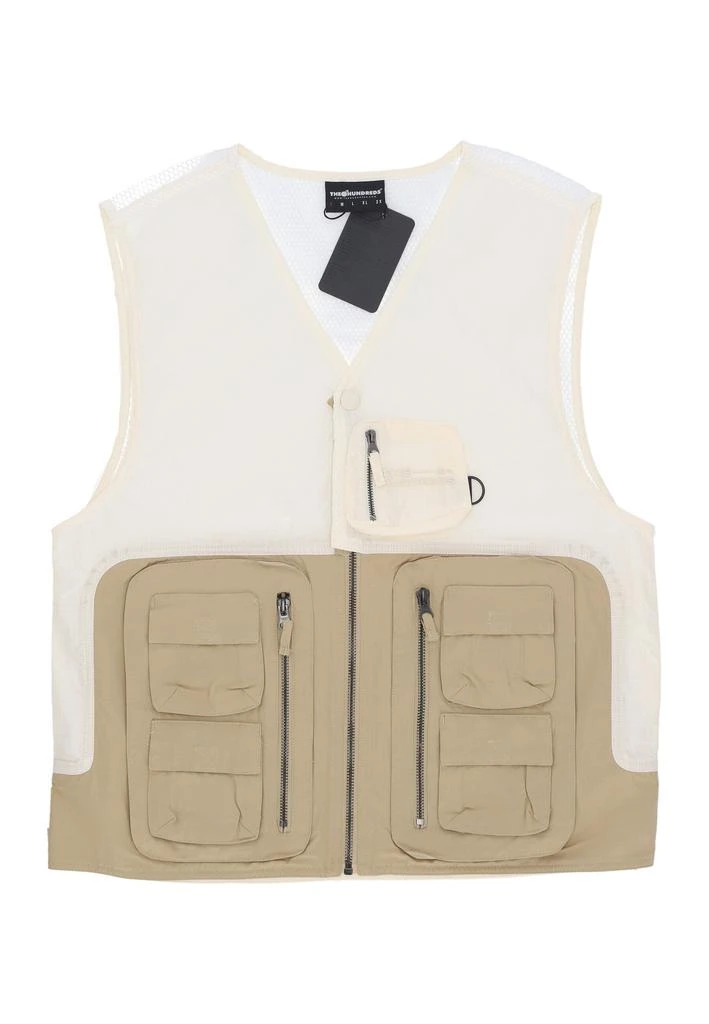 The Hundreds Men's Battalia Vest Off White Sleeveless 1