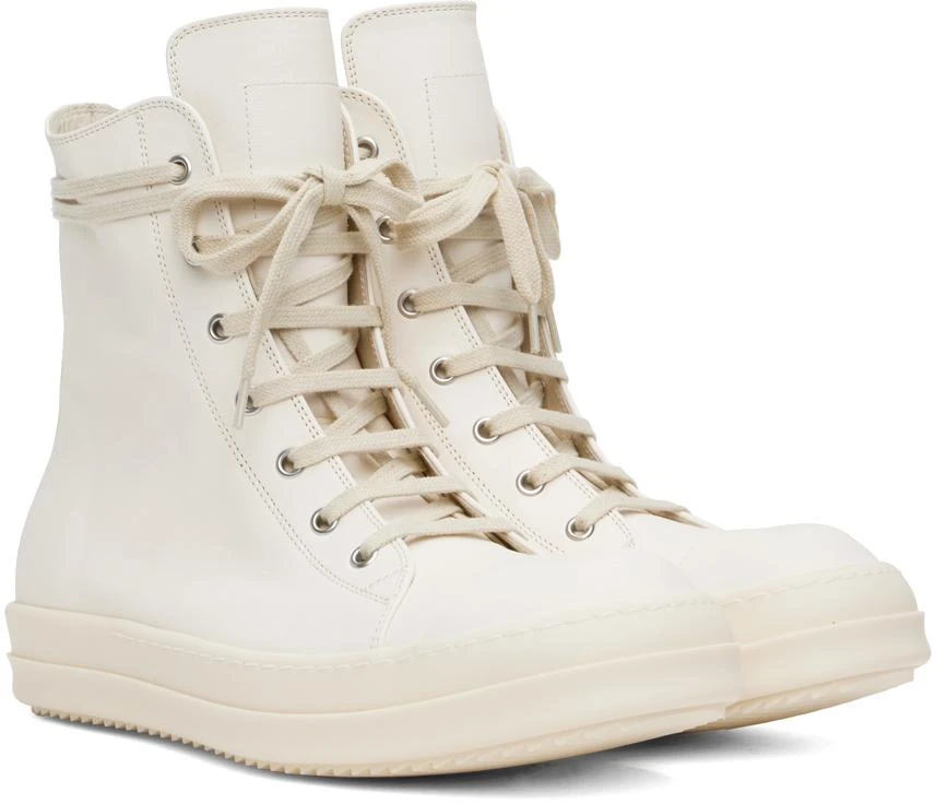 Rick Owens Off-White Porterville Washed Calf Sneakers 4