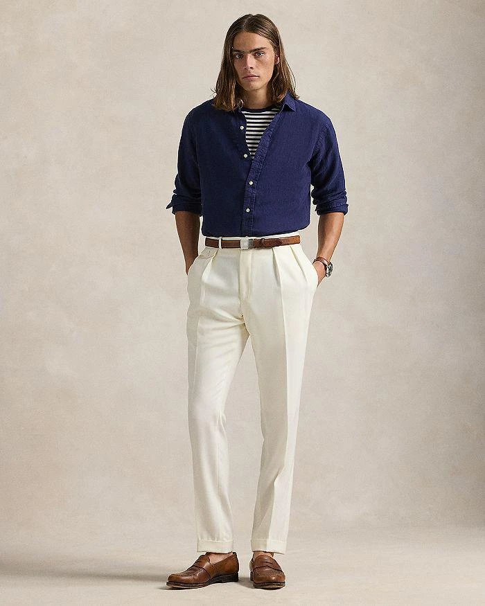 Ralph Lauren Long Sleeve Breathable Classic Fit Linen Shirt 2