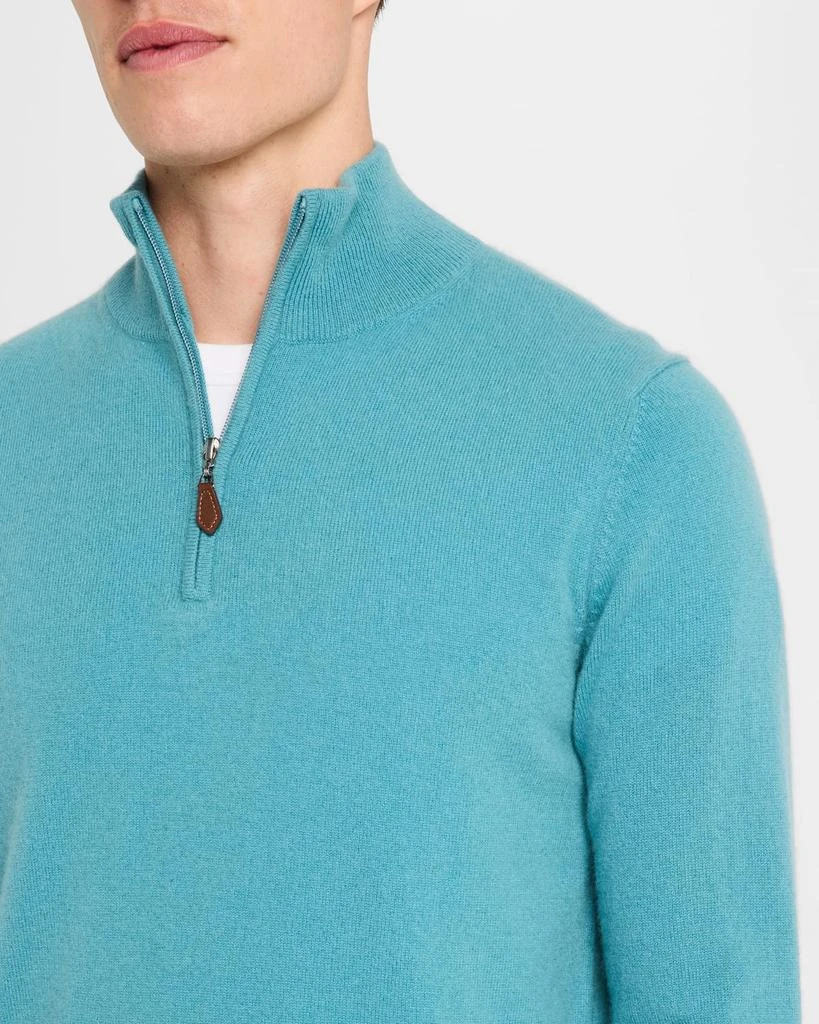 Neiman Marcus Men's Cashmere Quarter-Zip Sweater 5