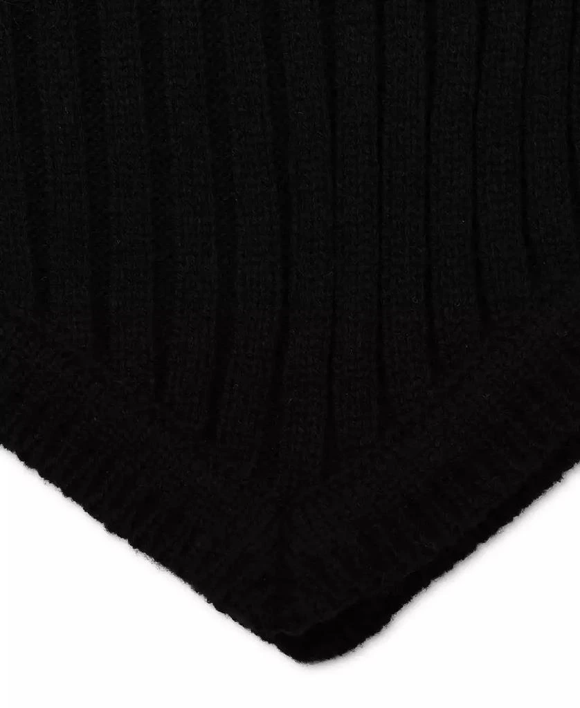 Michael Kors Women's Wide-Rib Button Turtleneck Poncho 4