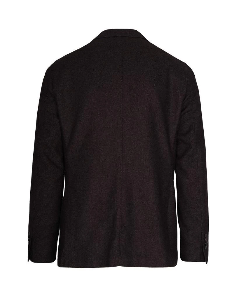 L.B.M. 1911 Single-Breasted Brown Wool And Cashmere Blazer 2
