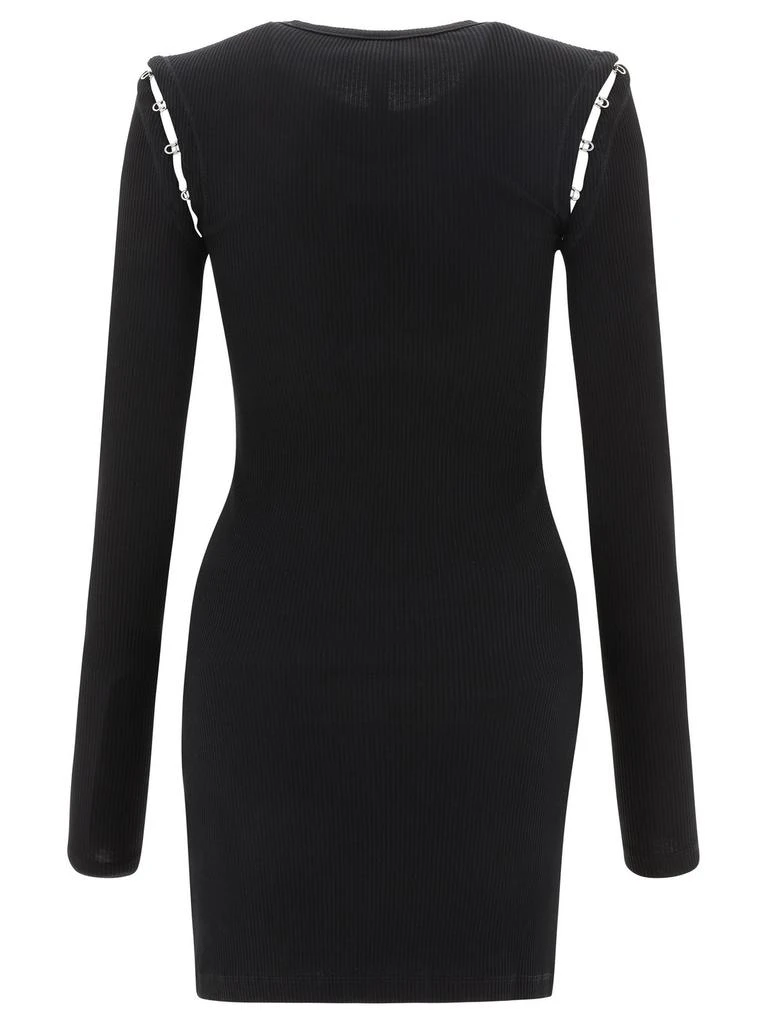 Dion Lee Dion Lee Hook And Eye Ribbed Crewnck Mini Dress 2