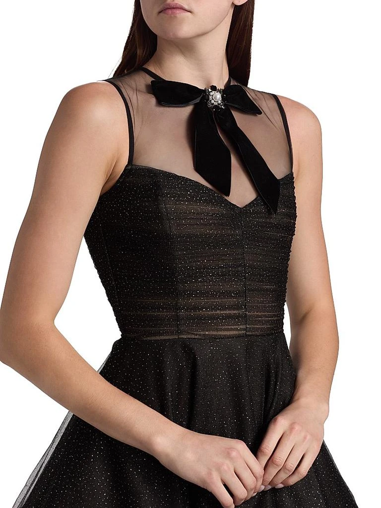 BRONX AND BANCO Charlotte Bow Illusion Minidress 6