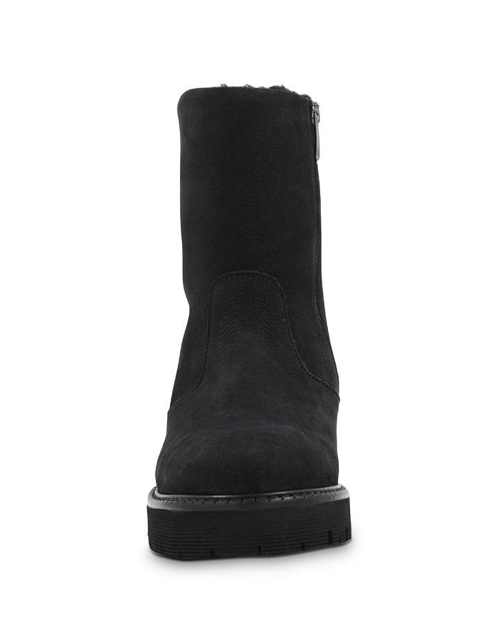 aquatalia shearling lined boots