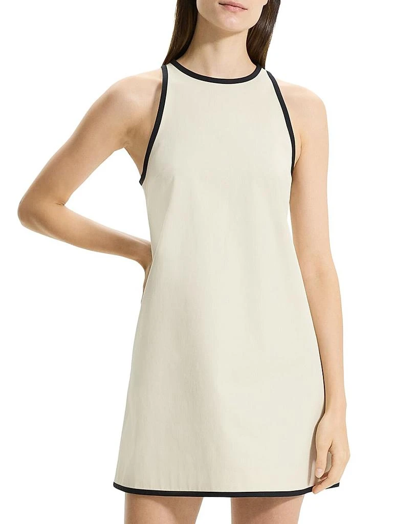Theory Cotton-Blend Shift Dress 3