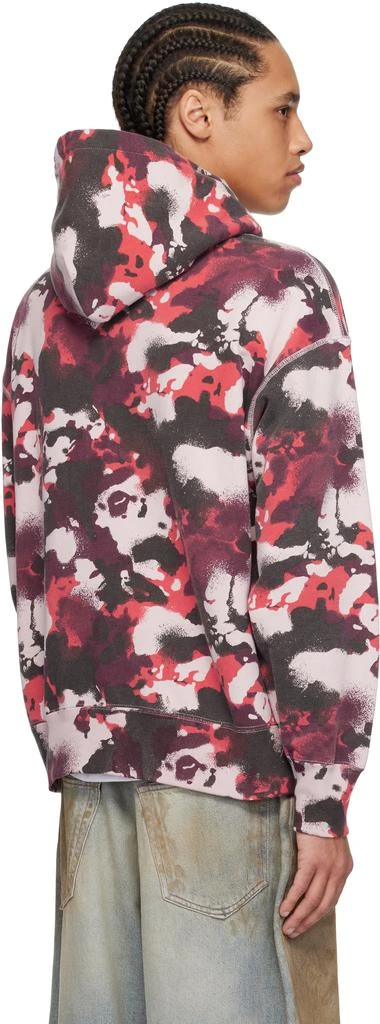 Bape Red Map Camo Hoodie 3