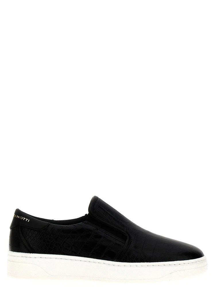Shop Giuseppe Zanotti Gz94 Embossed Slip-On Sneakers on Sale at