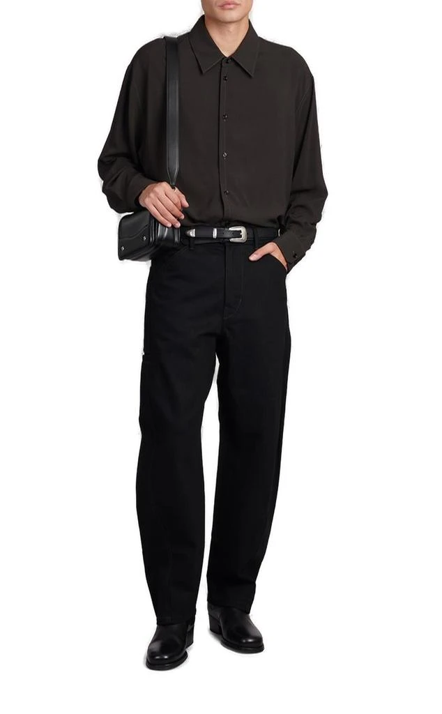 Lemaire Lemaire Button-Up Textured Shirt 4
