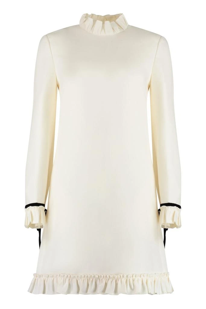 Valentino Valentino Ruffled Mock Neck Mini Dress 2