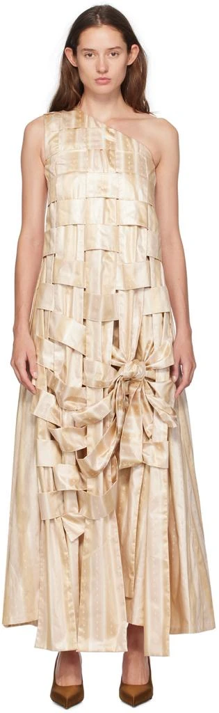 SUPER YAYA Beige Sarjah Beatrice Maxi Dress 1