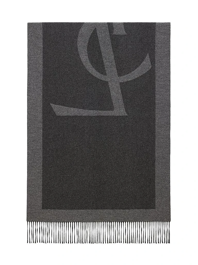 Yves Saint Laurent Cassandre Scarf in Silk Jacquard 2