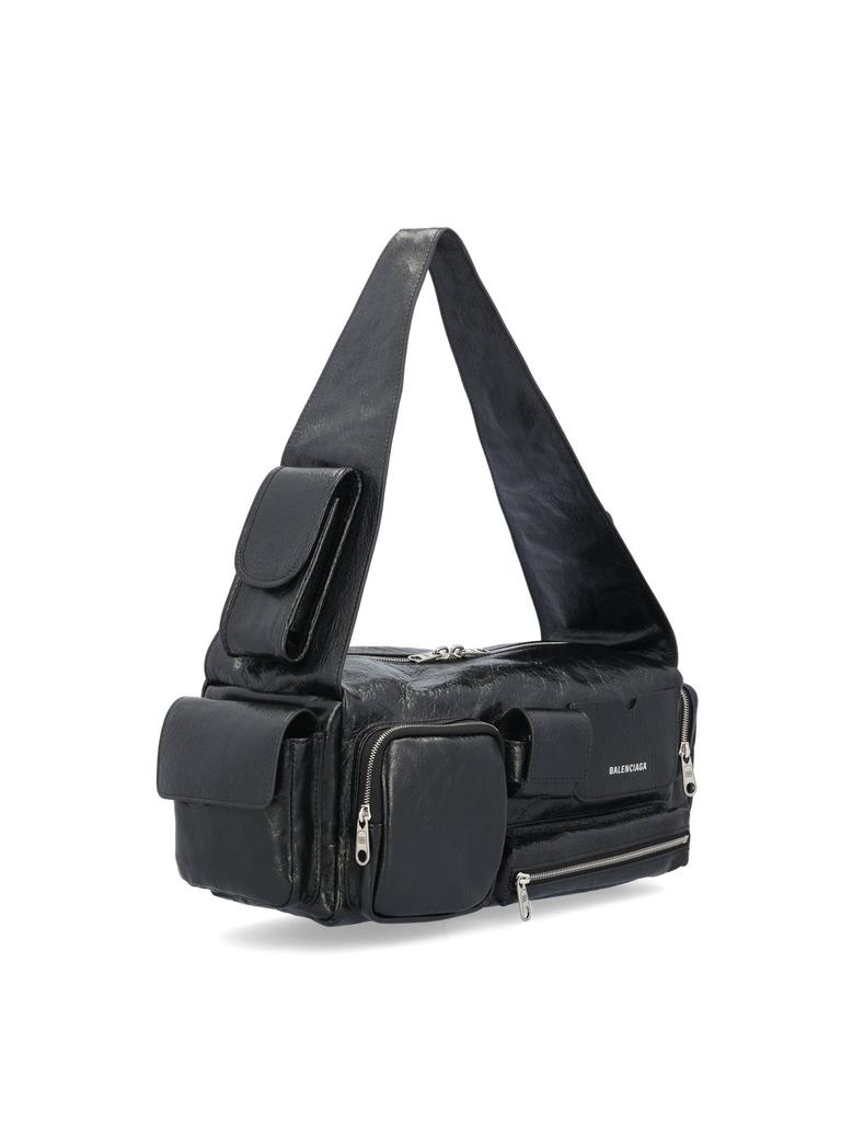 【BALENCIAGA】Superbusy Sling Small Weekend Bag Men's Superbusy Sling Bag Small in Blue | Balenciaga US