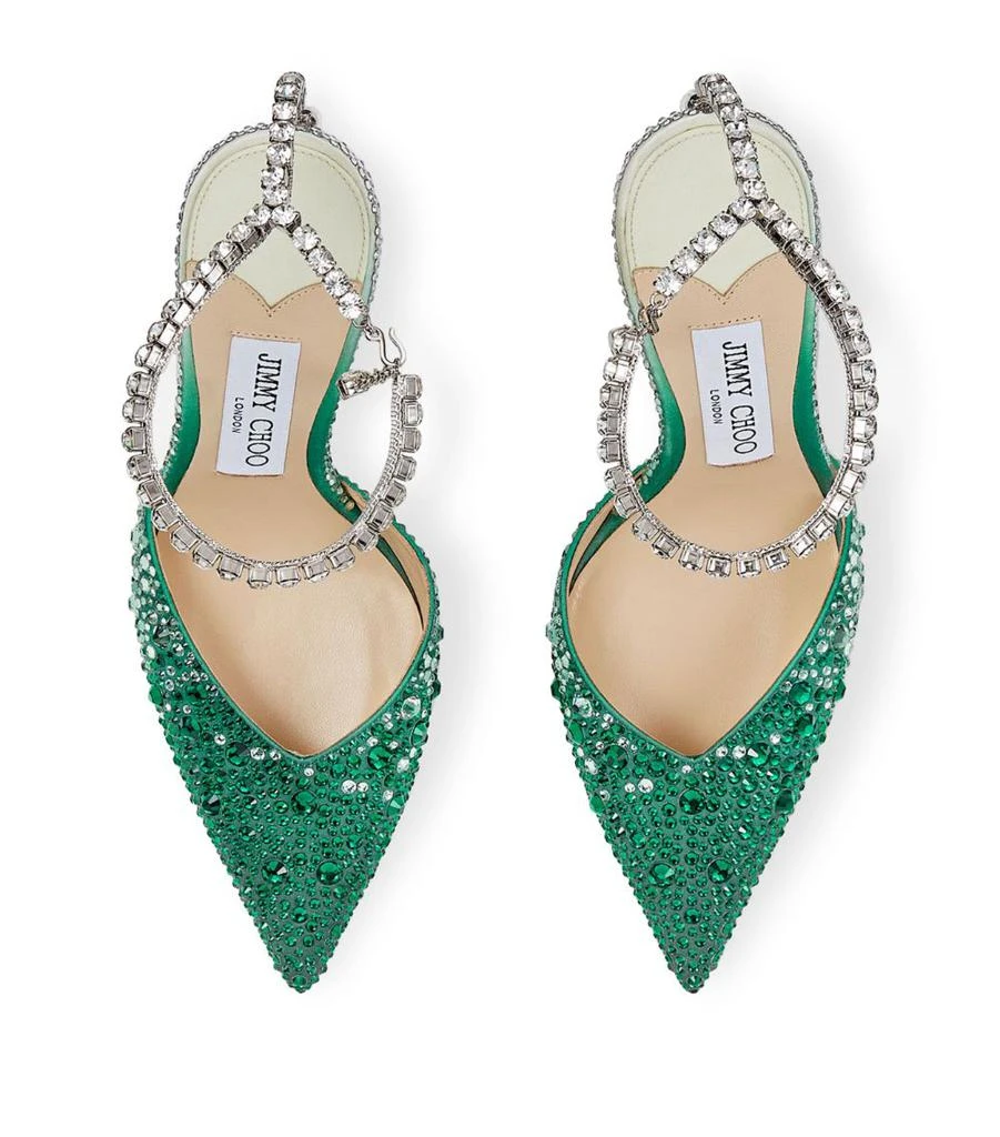 Jimmy Choo Saeda 100 Crystal Embellished Pumps 3