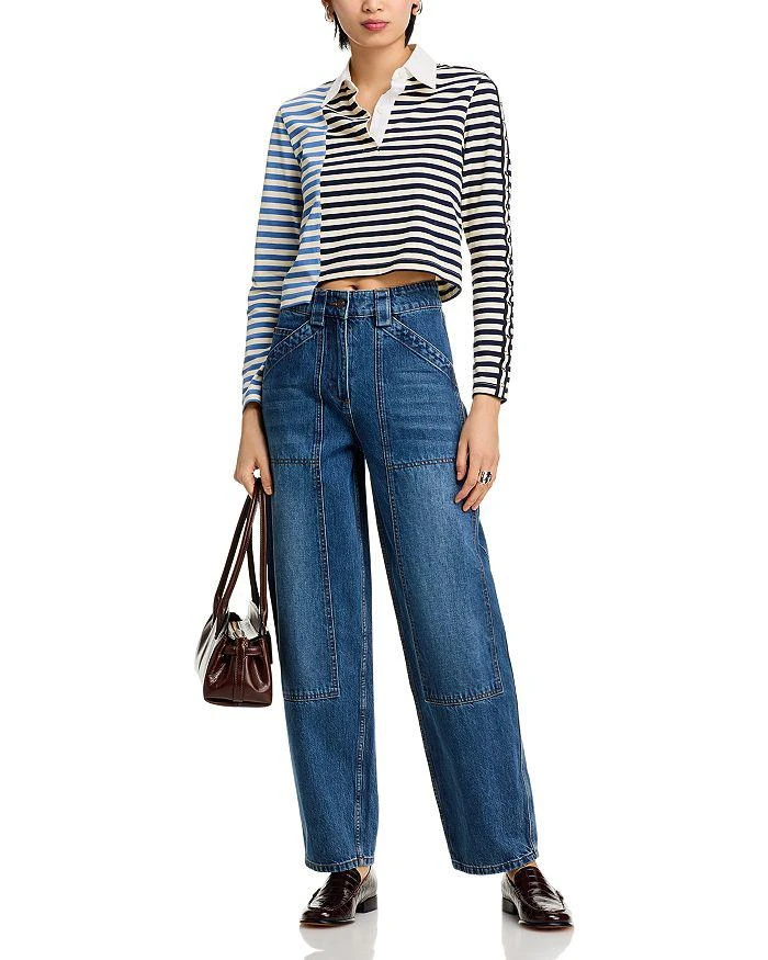 3.1 Phillip Lim Multi Stripe Polo Shirt 2