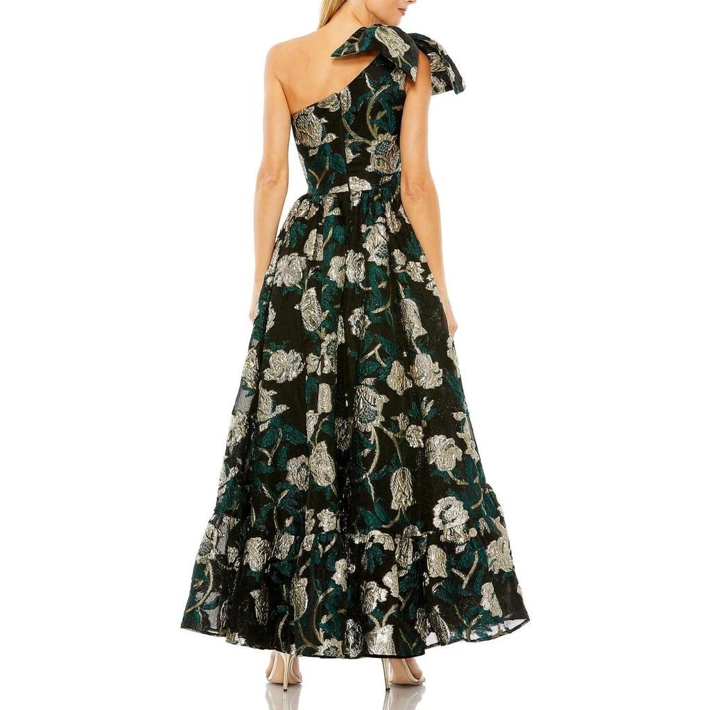 Mac Duggal Womens Metallic Maxi Evening Dress 2