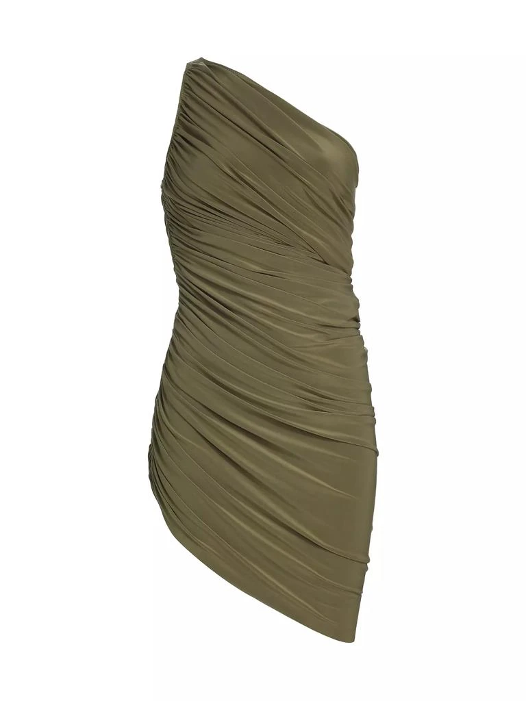 Norma Kamali Diana Ruched Mini Dress 1