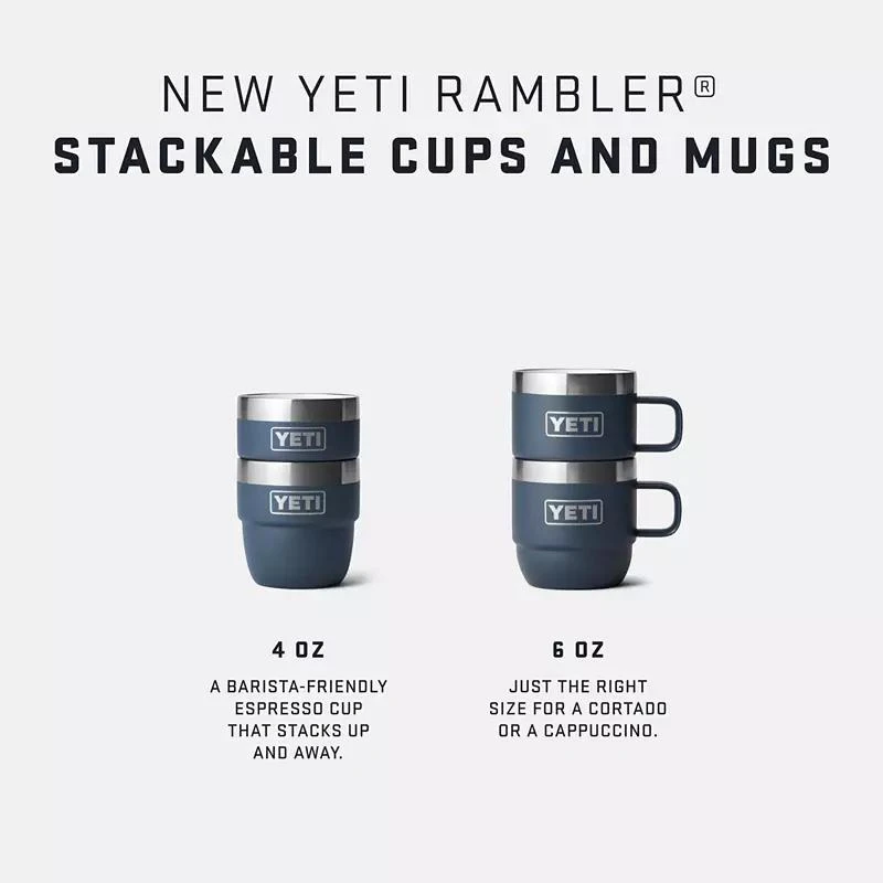 YETI YETI 6 oz. Rambler Stackable Espresso Cups 11