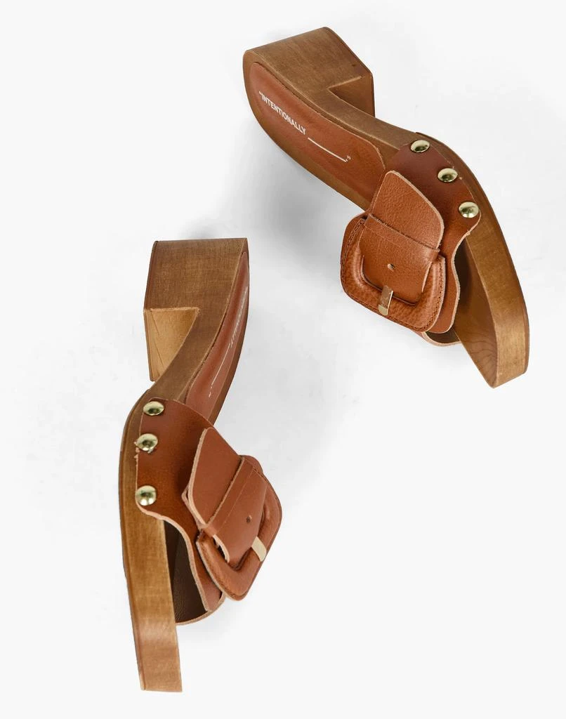 Madewell Intentionally Blank Leather Mar Mules Sandals 4