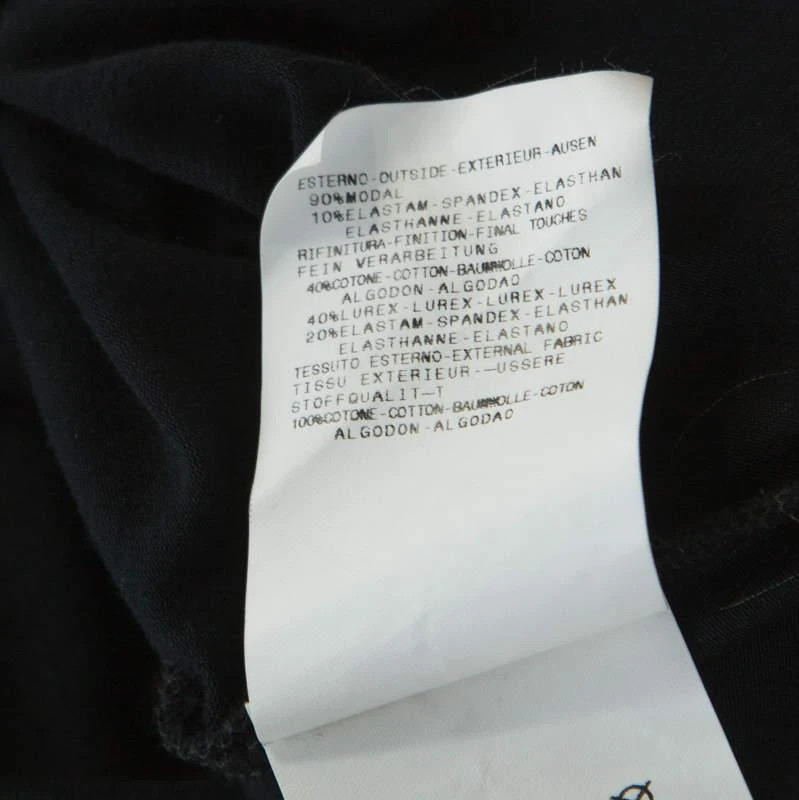 Gianfranco Ferre GF Ferre Black Panther Print Jersey Scoop Neck Top S 6