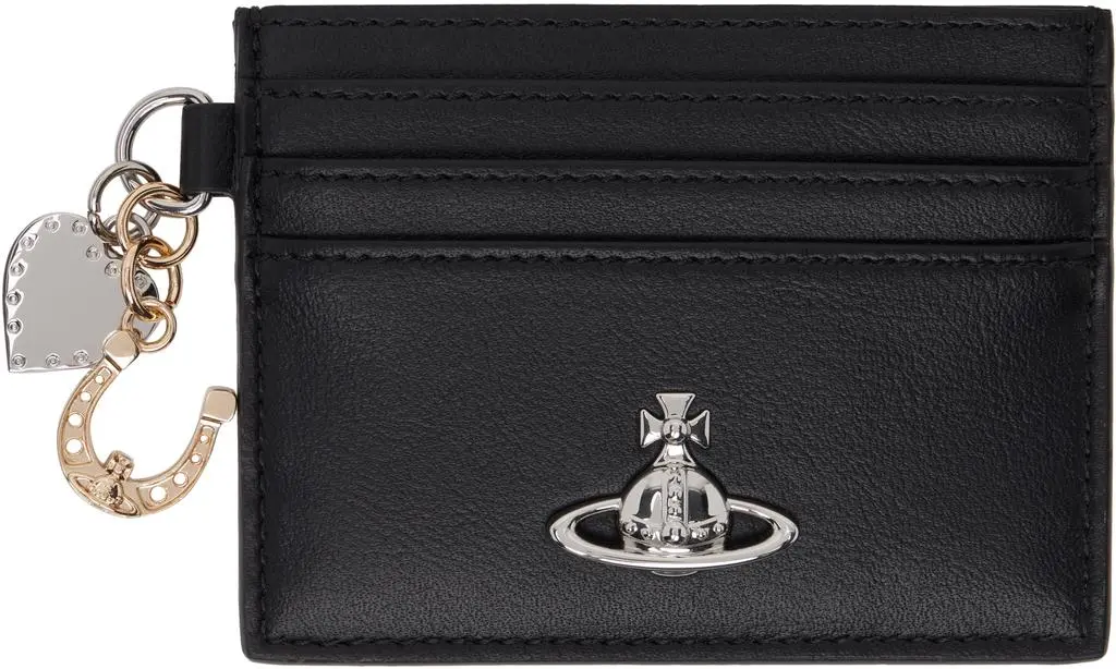 Vivienne Westwood Black Charms Card Holder