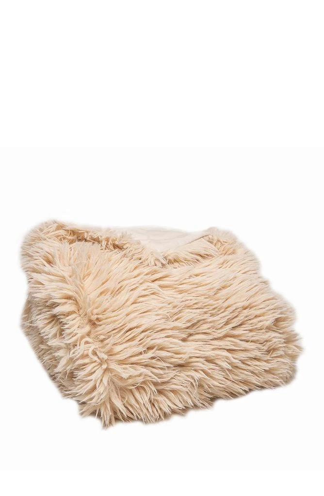 LUXE Faux Fur Throw - 50" x 60" - Tibetan 3