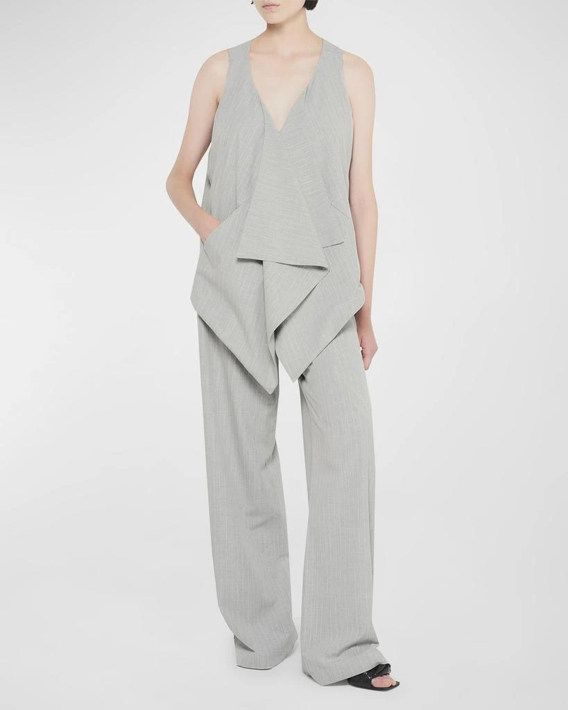 AS by DF Luxembourg Pinstripe Twill Vest 2