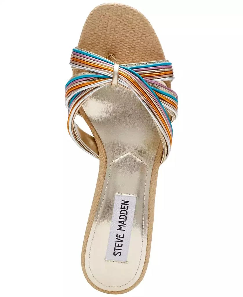 Steve Madden Women's Cary Strappy Kitten-Heel Mule Sandals 4