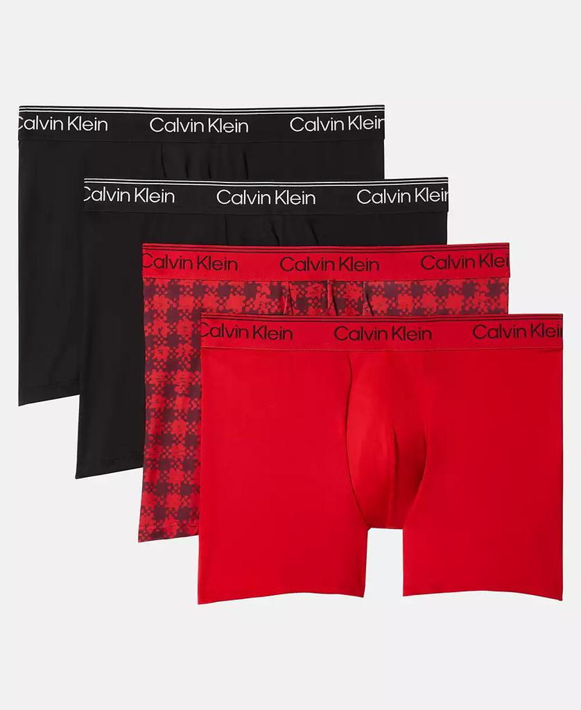 Calvin Klein Men's 3+1 Bonus Micro Stretch Boxer Briefs Pack