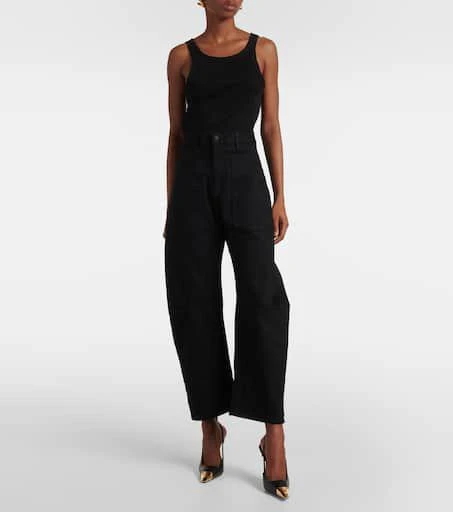 Nili Lotan Shon high-rise barrel-leg jeans 7