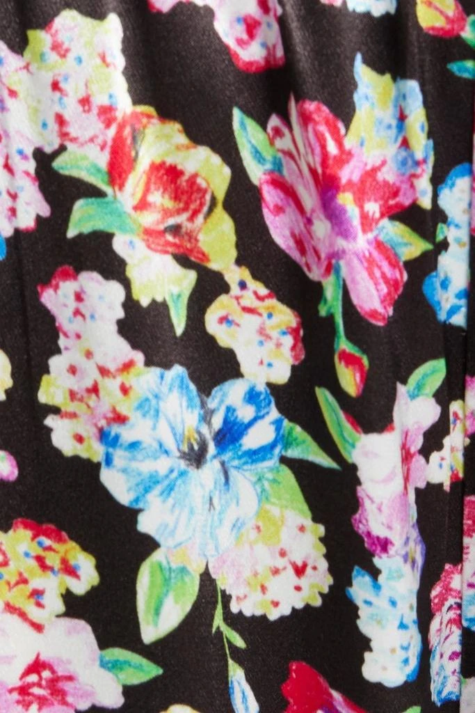 Ganni Floral-print satin pajama pants 4