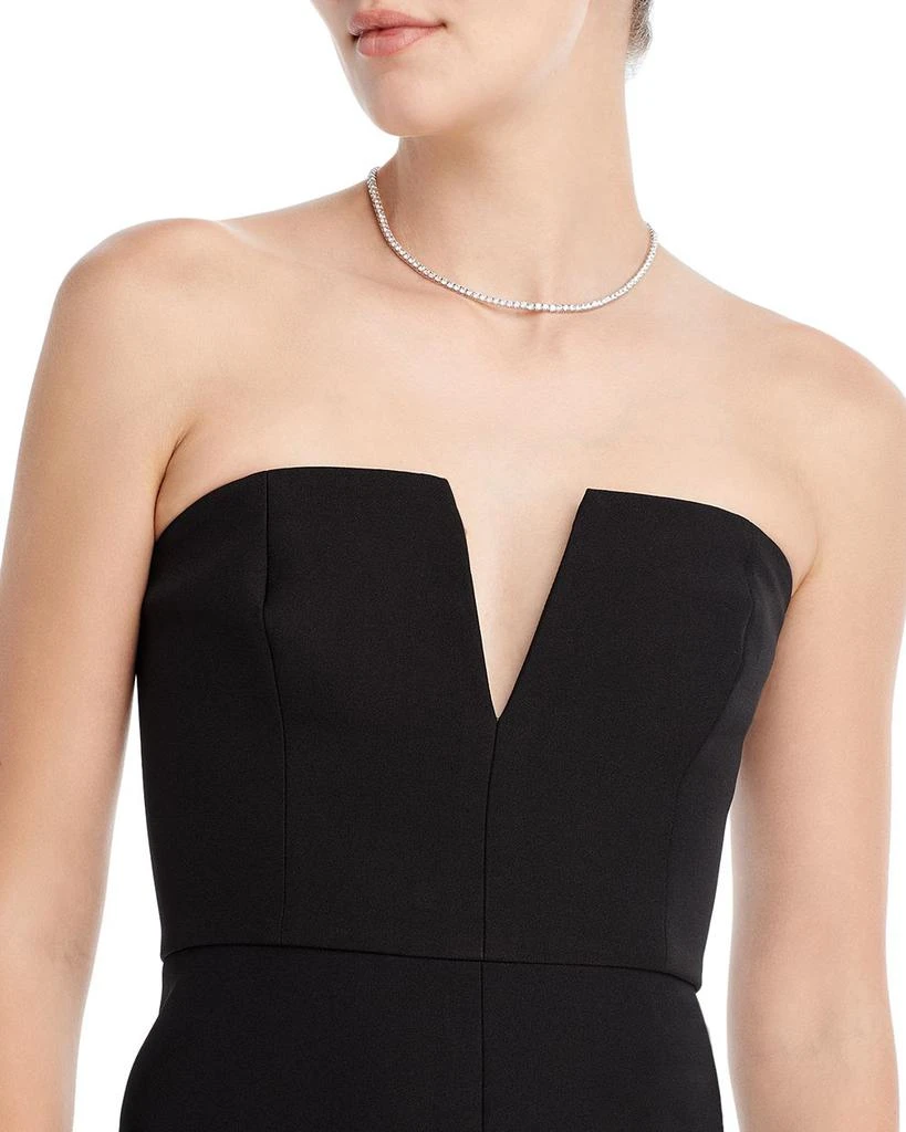 BCBG Strapless Crepe Gown - Exclusive 2