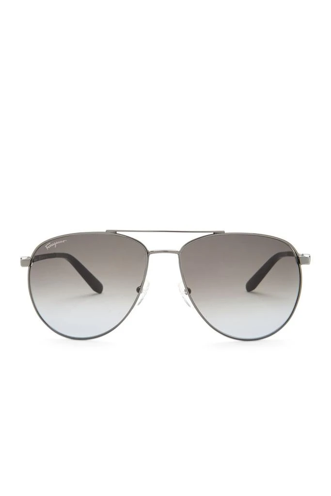 Salvatore Ferragamo 60mm Aviator Sunglasses 1