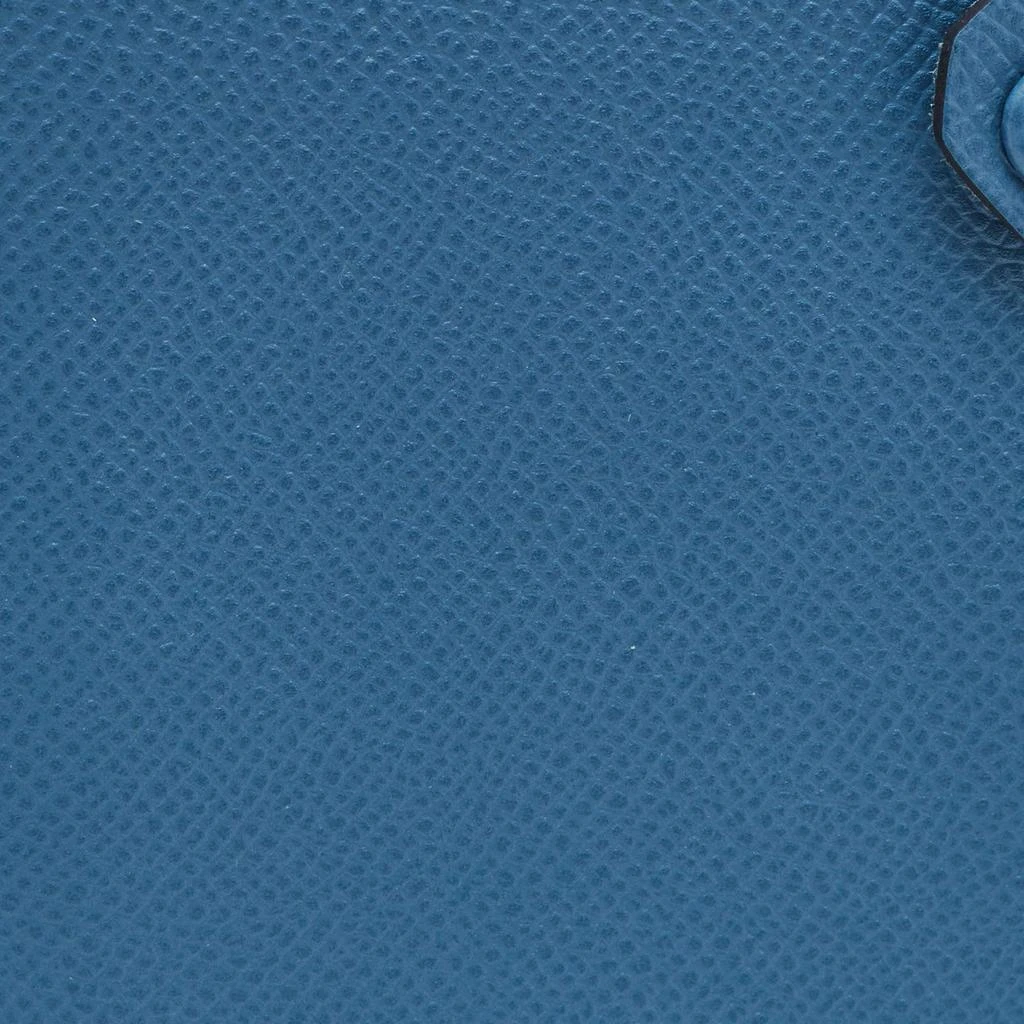 Hermes Hermes Bleu Agate Epsom Leather Tarmac Passport Holder 3