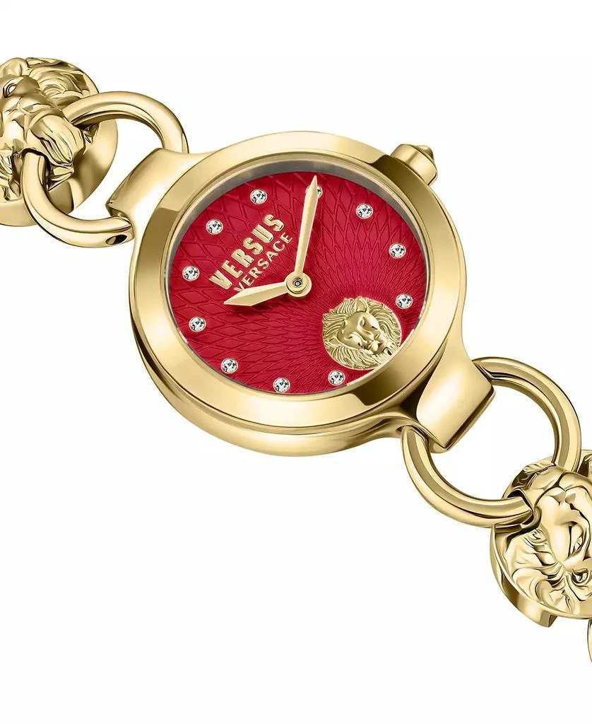 Versus Versace Women's Broadwood Lion Link Stainless Steel Bracelet Watch 26mm 3
