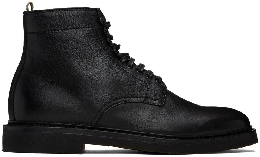 Officine Creative Black Hopkins Flexi 203 Boots 1