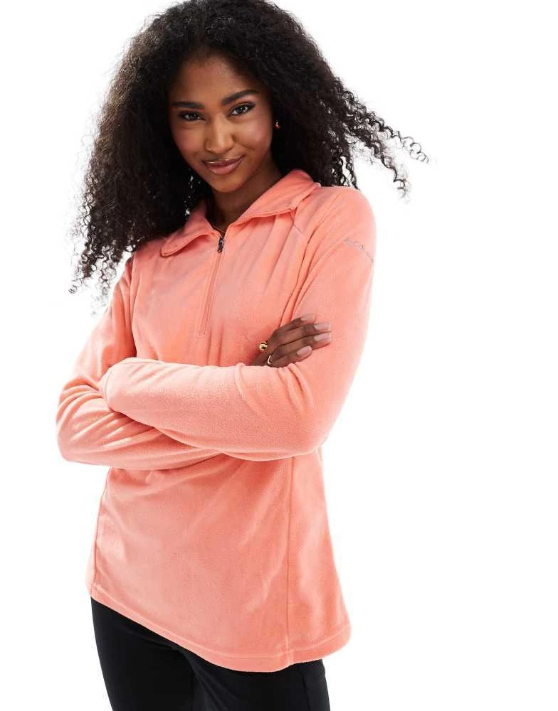 Columbia Columbia Glacial IV half zip fleece in pink 1