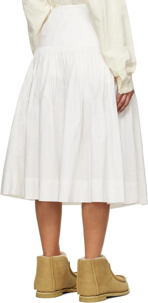 Story mfg. White Cardamine Midi Skirt 3