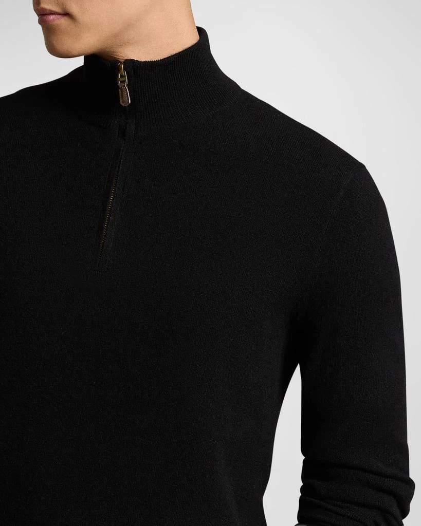 Ralph Lauren Men's Wool Quarter-Zip Sweater 6