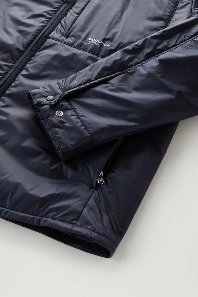 Woolrich Padded Overshirt in Recycled Pertex Quantum - Men - Blue 4