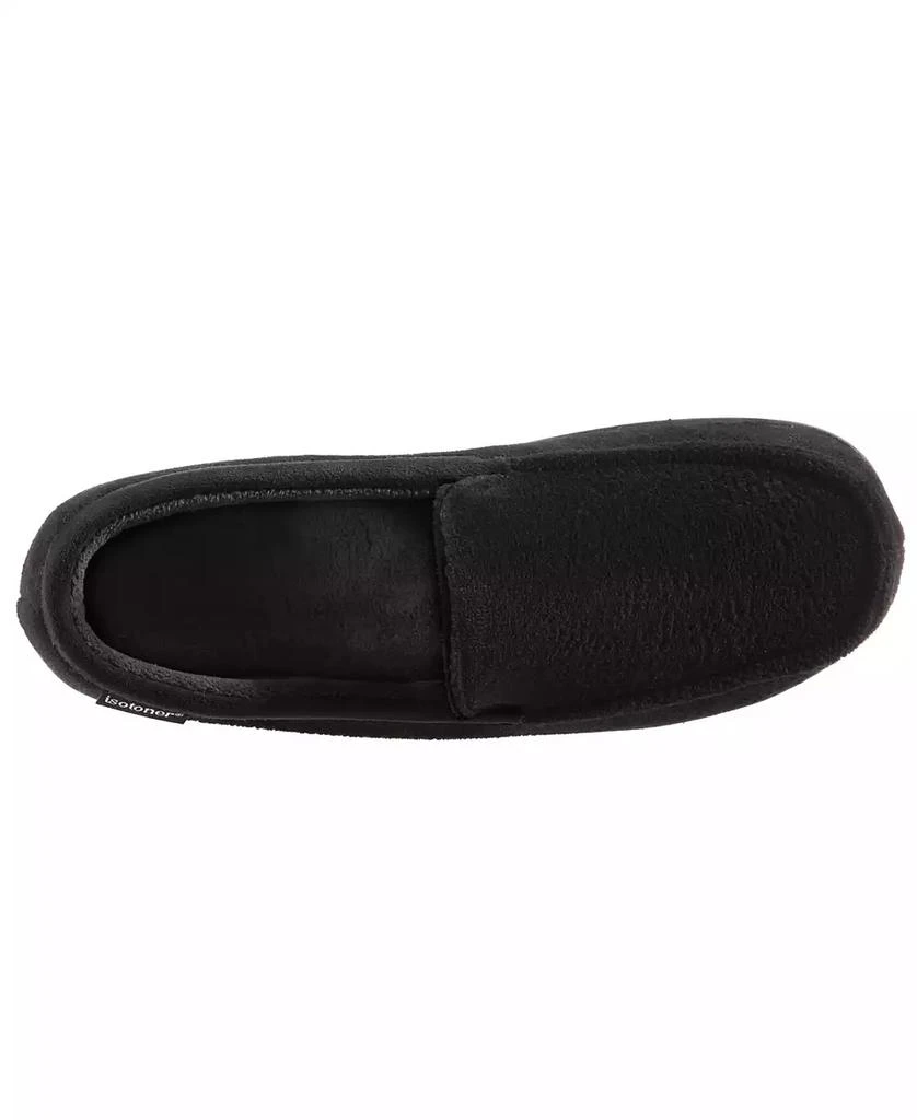 Isotoner Signature Men's Microterry Jared Moccasin Slippers with Memory Foam 4