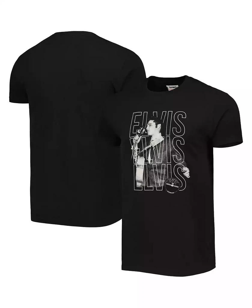 American Needle Men's and Women's Black Elvis Presley Brass Tacks T-shirt 1